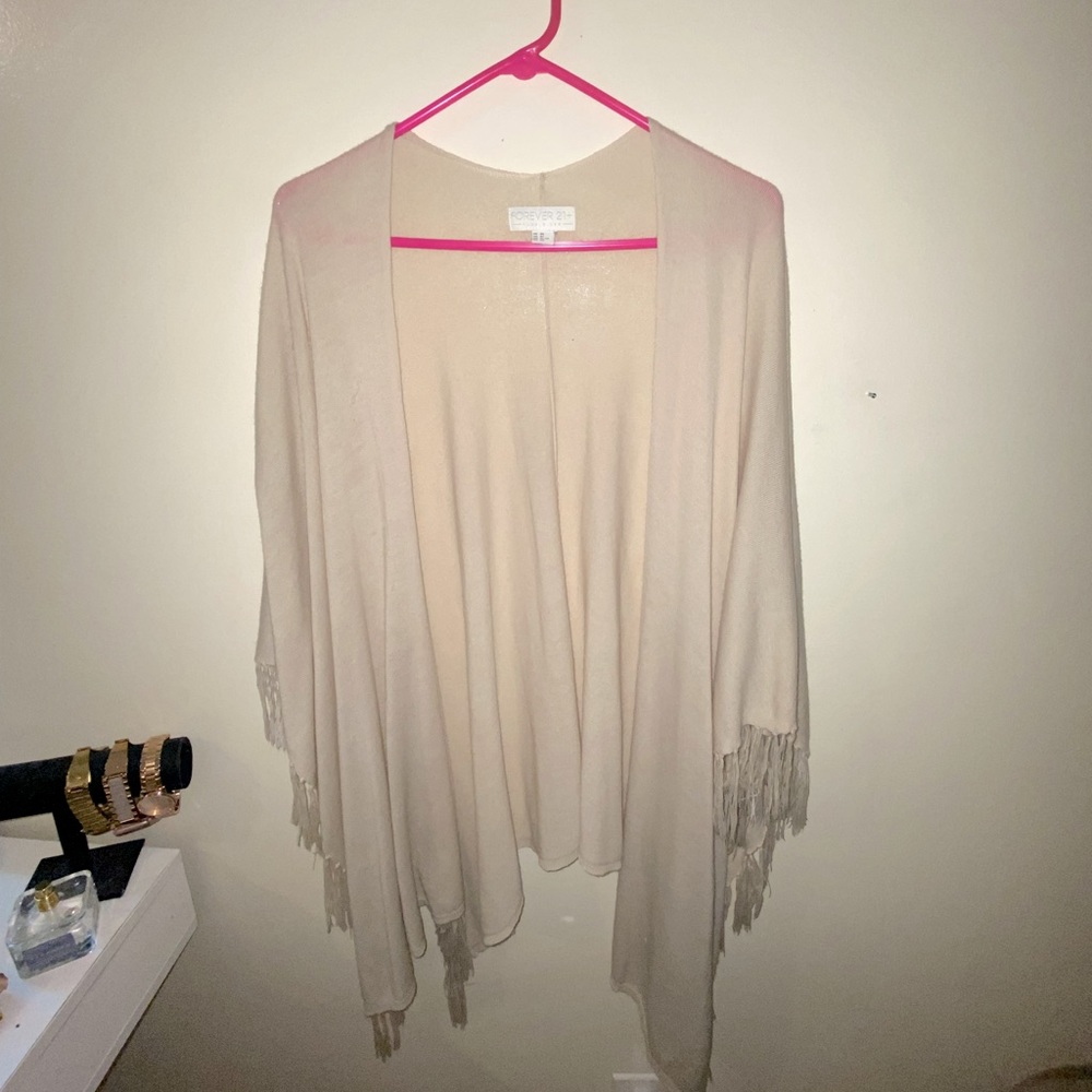 Plus size F21 light cardigan